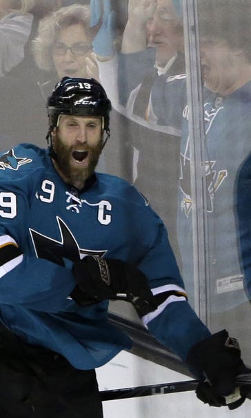 Sharks win 6th straight as Thornton's second downs Wild in OT